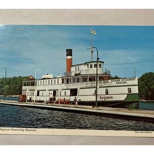 Original Postcard, Canadian Steamship Steamer Segwun “Land Of Pleasure Lakes”